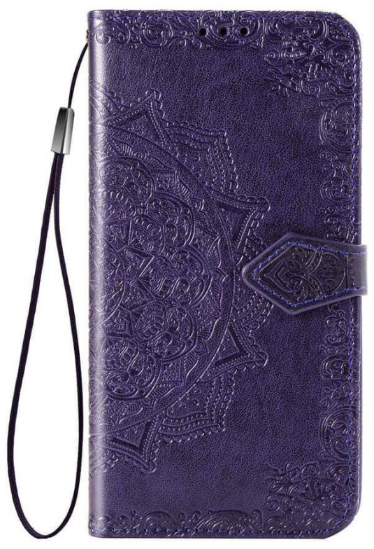 

Mobile Case Book Cover Art Leather Purple for Samsung A515 Galaxy A51