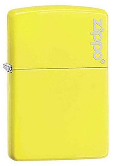 

Зажигалка Zippo Reg Neon Yellow Lighter logo (28887ZL)