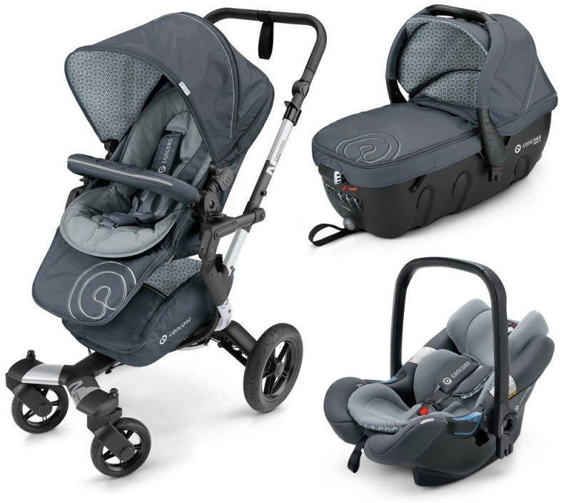 

Универсальная коляска 3 в 1 Concord Neo Travel Set Steel Grey (NASL0984)