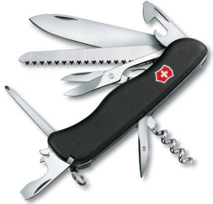 

Мультитул Victorinox Outrider (14 предметов) черный (0.9023.3)