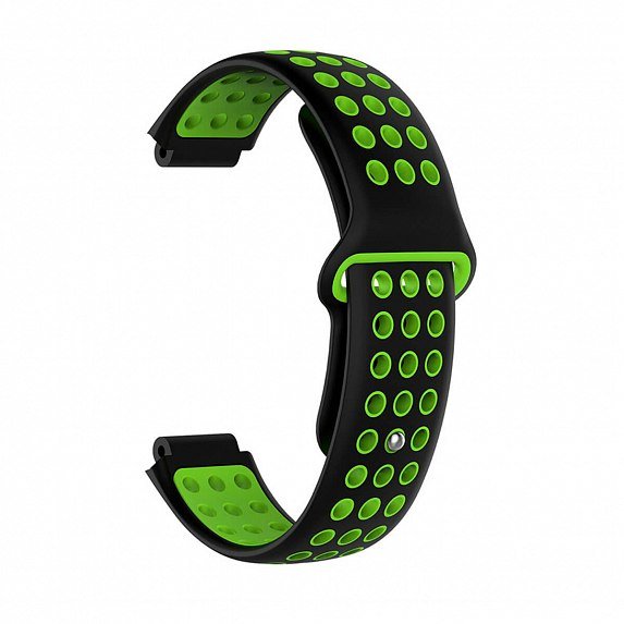 

Fashion Nike-style Silicone Band Black/Green for Garmin Universal 16