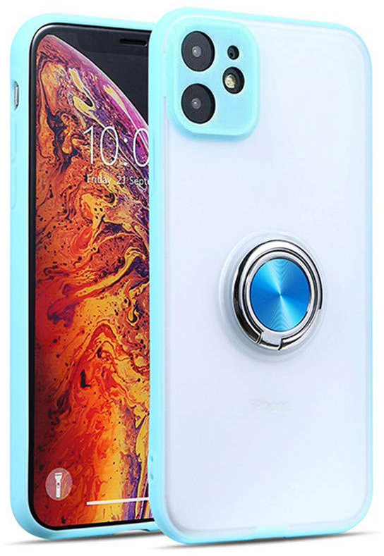 

Tpu Case Tpu Pc Deen Shadow Ring Pale Turquoise for iPhone 11