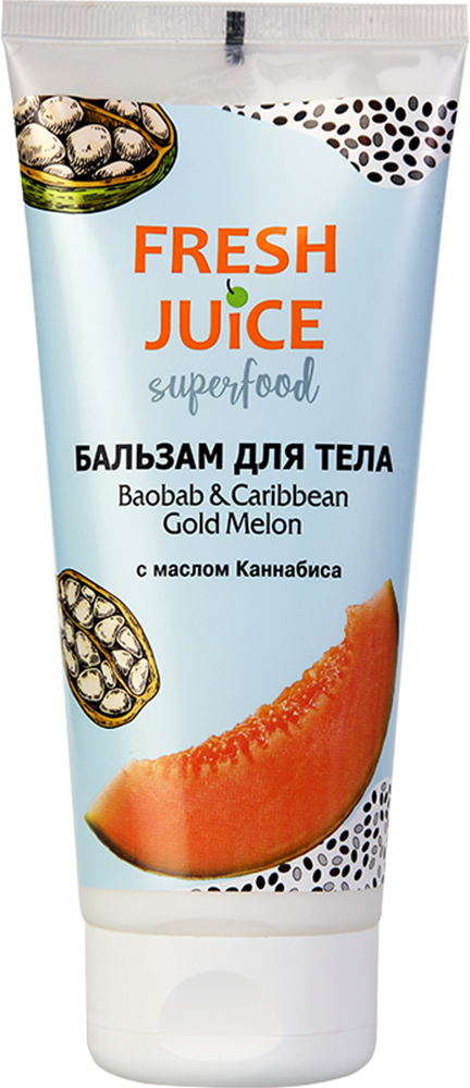 

Fresh Juice Superfood Baobab & Caribbean Gold Melon Бальзам для тела 200 ml