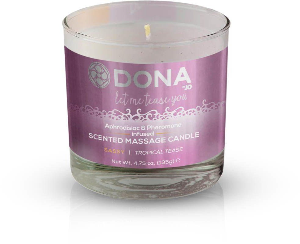 

Массажная свеча Dona Scented Massage Candle Tropical Tease Sassy (135 гр)