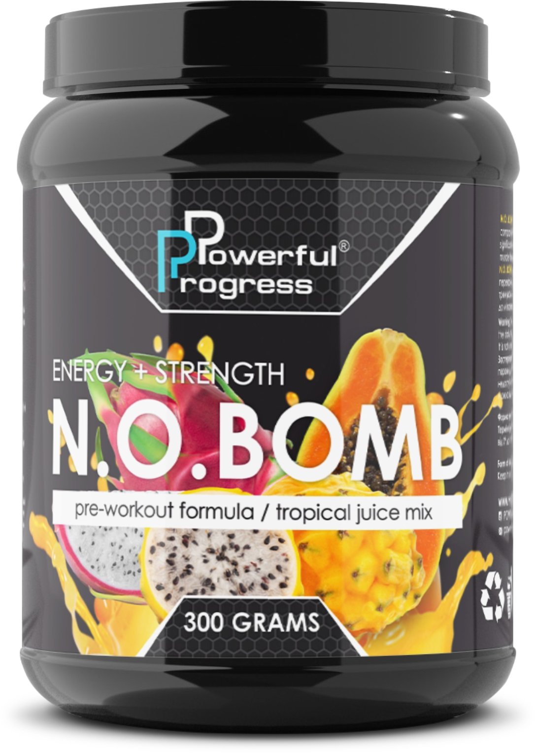 

Предтренировочный комплекс Powerful Progress N.O.BOMB 300 g /30 servings/ Tropical juice mix