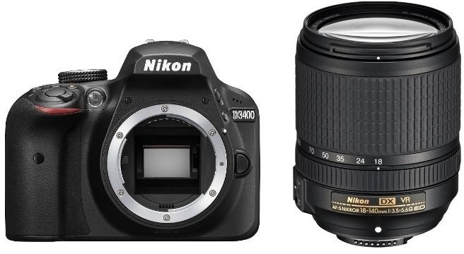 

Nikon D3400 kit (18-140mm VR) Официальная гарантия