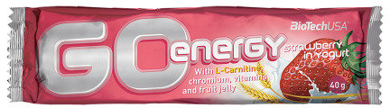 

BioTechUSA Go Energy Bar 40g Strawberry in yoghurt