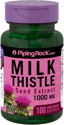 

Piping Rock Milk Thistle Seed Extract, 1000 mg, 100 Capsules