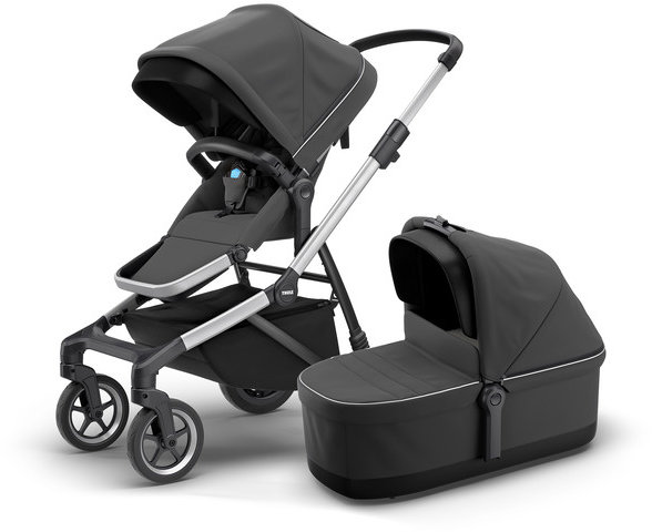 

Детская коляска 2 в 1 Thule Sleek + Bassinet (Charcoal Grey) (TH11000008)