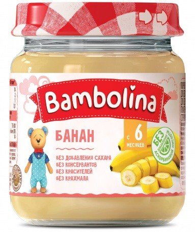 

Пюре Bambolina Банан 100 г new (4813163001885)