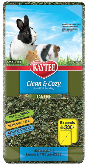 

Целлюлозная подстилка для грызунов Kaytee Clean&Cozy Camo Камуфляж 1.16 кг (8.2 л) (071859000442)