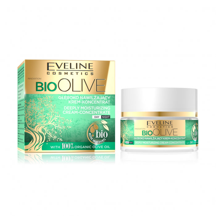 

Eveline Cosmetics Bio Olive Deeply Moisturizing Cream-concentrate Крем-концентрат для лица 50 ml