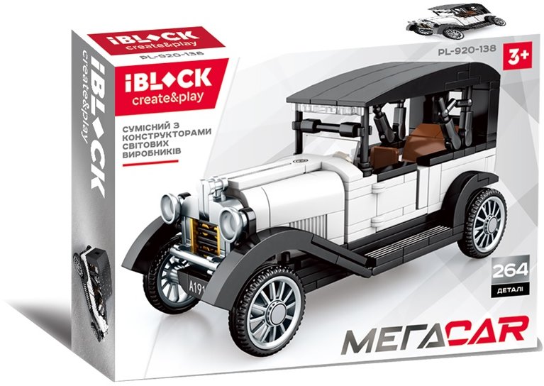 

Конструктор Iblock PL-920-138 264дет., МЕГАCAR