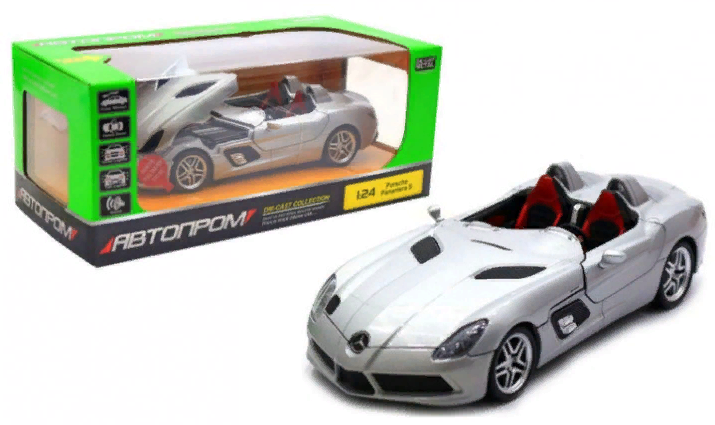 

Машинка металл 68265A АВТОПРОМ, 1:24 Mercedes-Benz Slr McLaren Stirling Moss