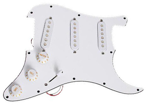 

Пикгард панель Paxphil #9512 Pickguard Panel S-S-S White