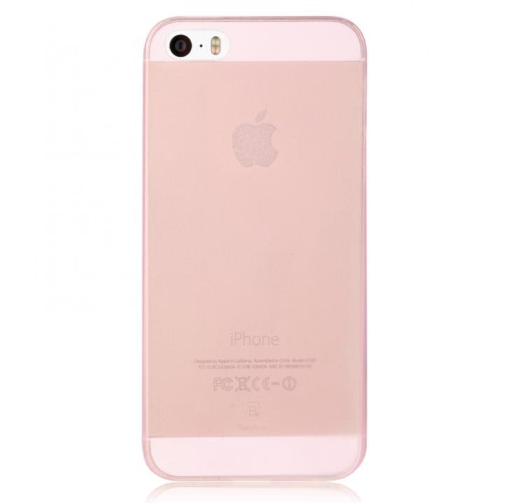 

Baseus Slim Transparent Pink (WIAPIPHSE-CT04) for iPhone SE/5S