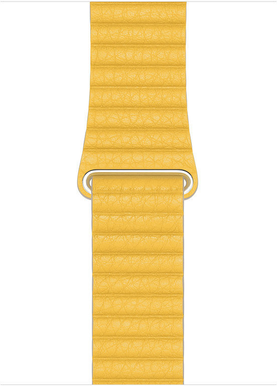 

Apple Leather Loop Band Meyer Lemon Large (MXAE2) for Apple Watch 42/44mm