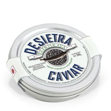 

Икра сибирского осетра Desietra Caviar 50 г
