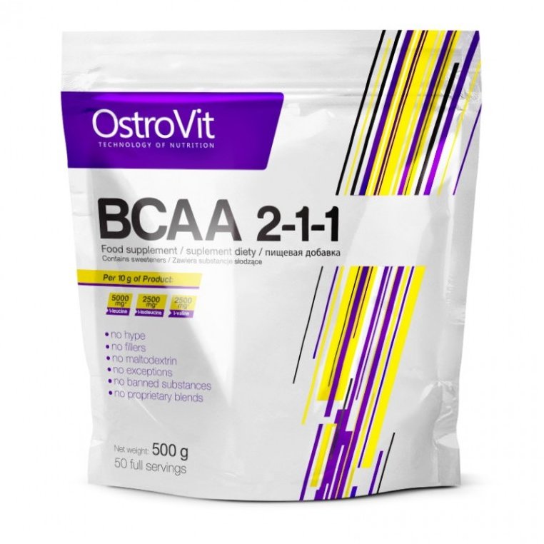 

OstroVit Bcaa 2-1-1 500 g /50 servings/ Pure