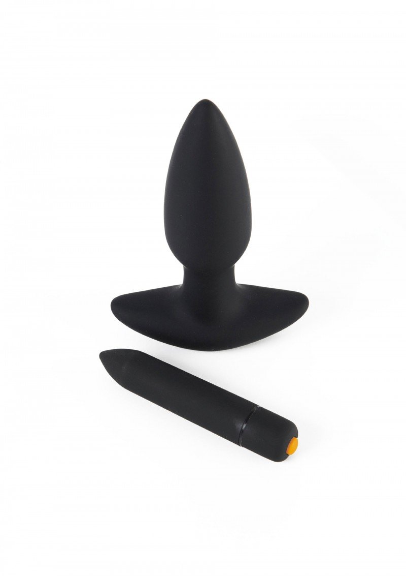 

Pornhub Vibrating Butt Plug - анальная пробка с вибрацией, 14.5x3.5 см