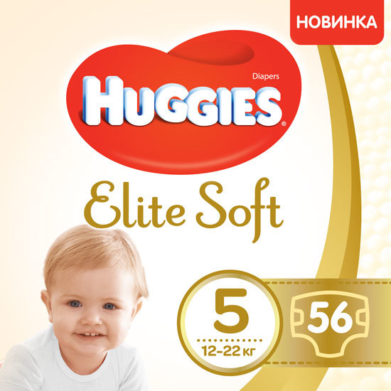 

Huggies Elite Soft 5 Mega 56