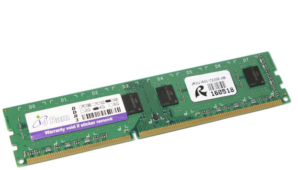 

JRam 4 Gb DDR3 1600 MHz (AR3U16001100-4G)