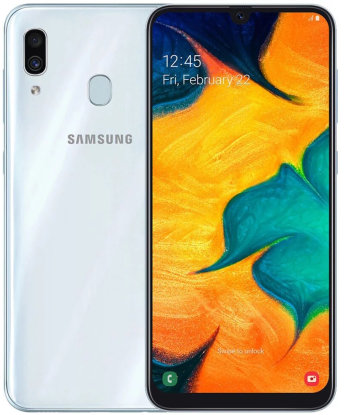 

Samsung Galaxy A30 3/32Gb Dual White A305F (UA UCRF)