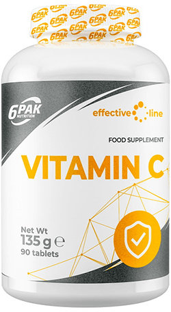 

6PAK Nutrition Vitamin C 1000 90 tabs