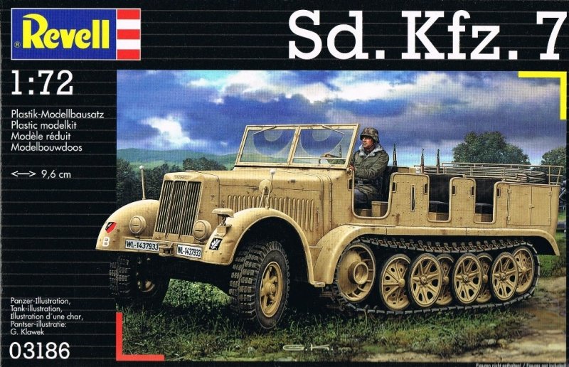 

Полугусеничный тягач Sd Kfz 7(RV03186 )