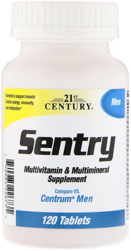 

21st Century Sentry Multivitamin & Multimineral Supplement Men 120tablets