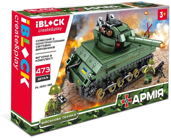 

Конструктор Iblock PL-920-169 АРМИЯ, 473дет.