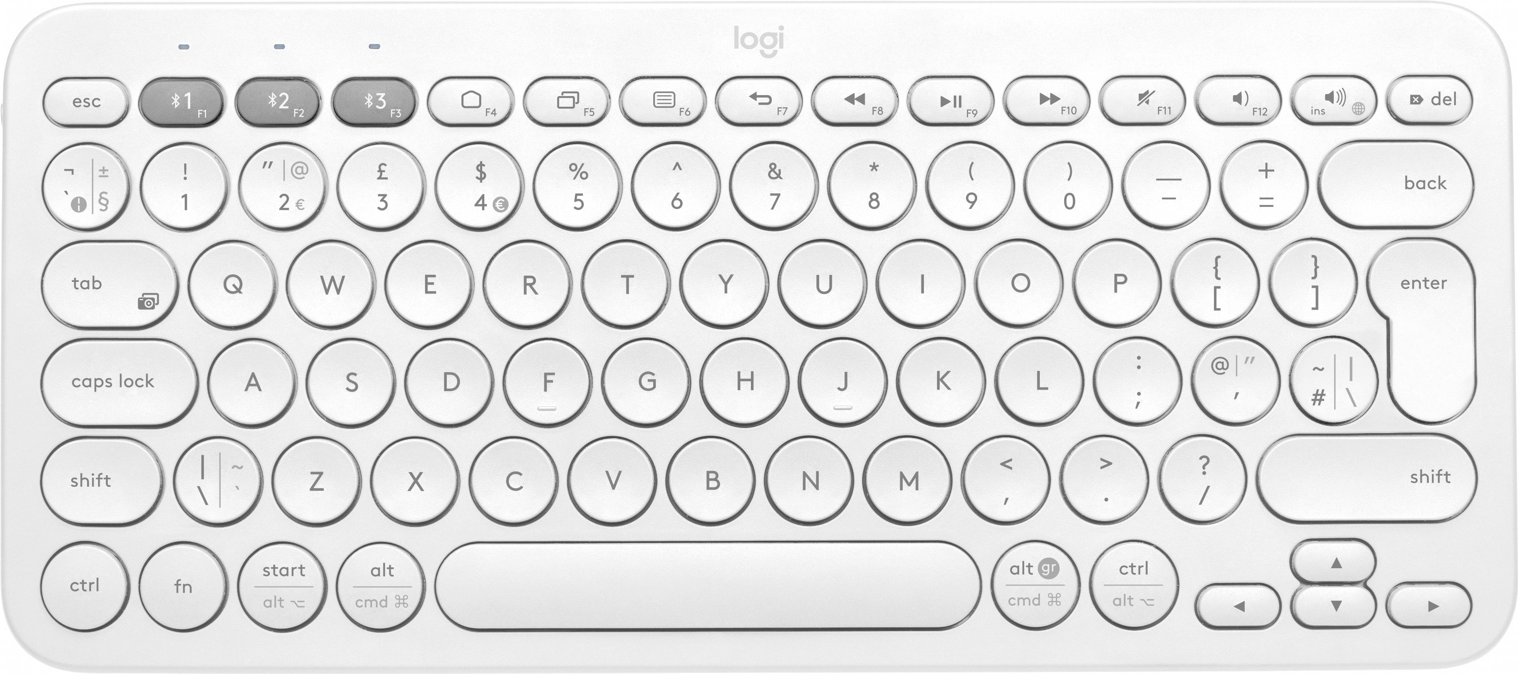 

Logitech K380 Multi-Device Bluetooth Keyboard White (920-009589)