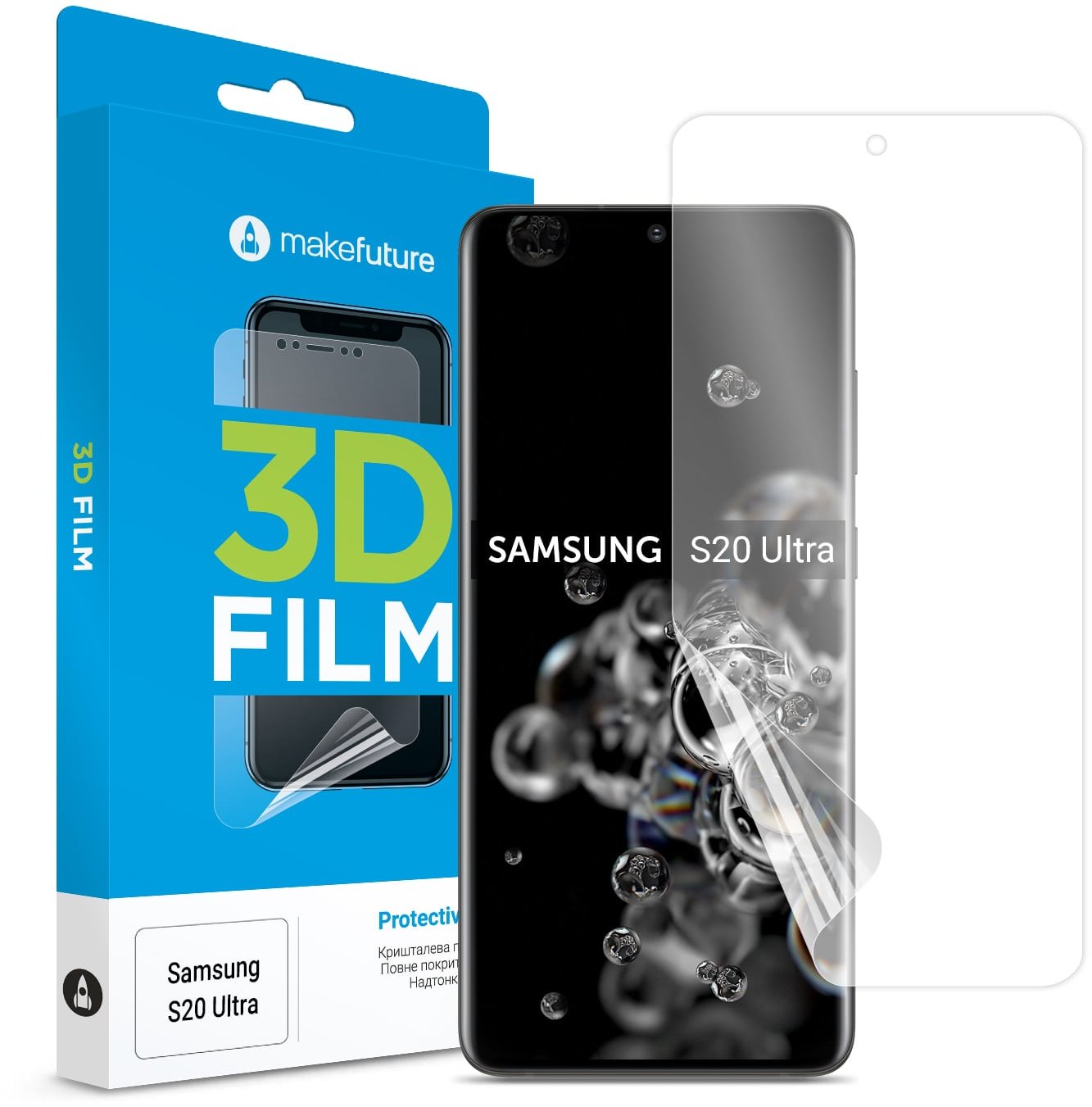 

MakeFuture Screen Protector 3D (MFT-SS20U) for Samsung G988 Galaxy S20 Ultra