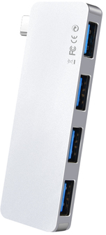 

Wiwu Adapter T6S USB-C to 4xUSB3.0 Hub Silver (695781550953)