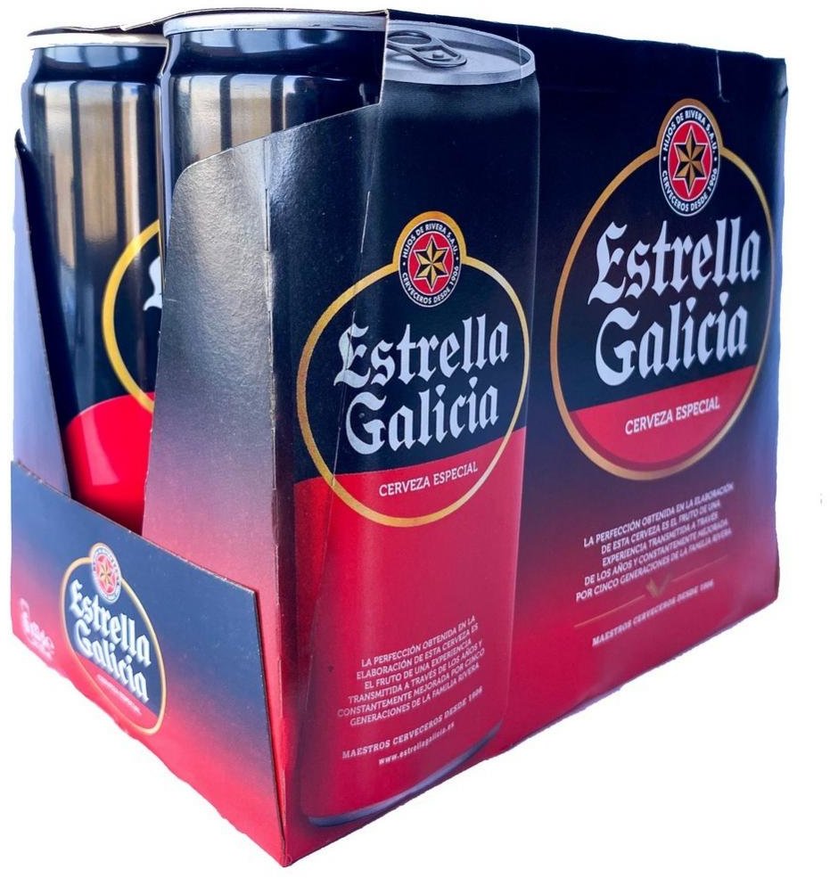 Акція на Пиво светлое Estrella Galicia Espesial ж/б 0,33л (PLK8412598000010) від Stylus