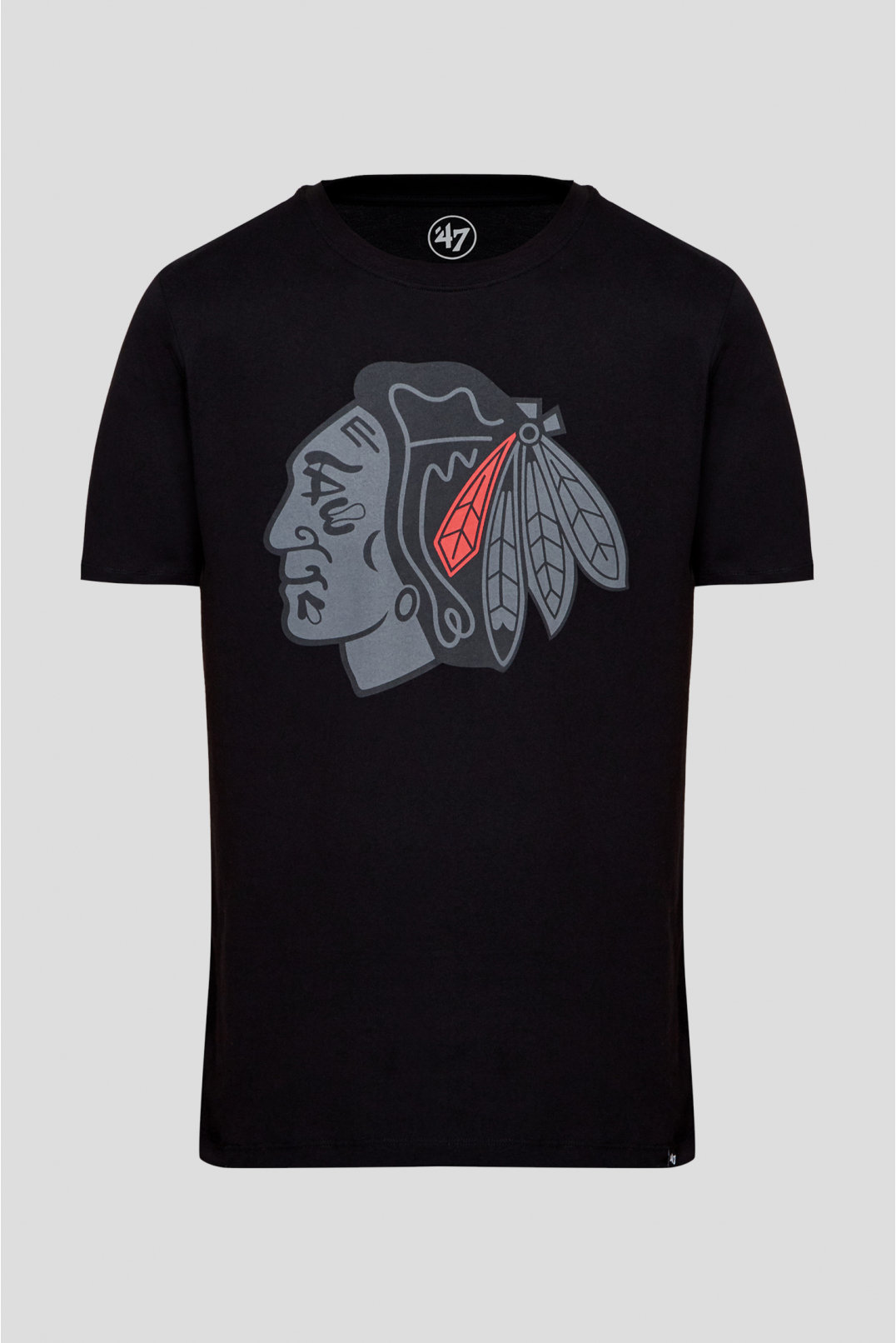 

футболка 47 Brand Nhl Chicago Blackhawks (548676JK-FS) M черная с принтом