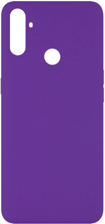 

Mobile Case Silicone Cover without Logo Purple for Realme C3