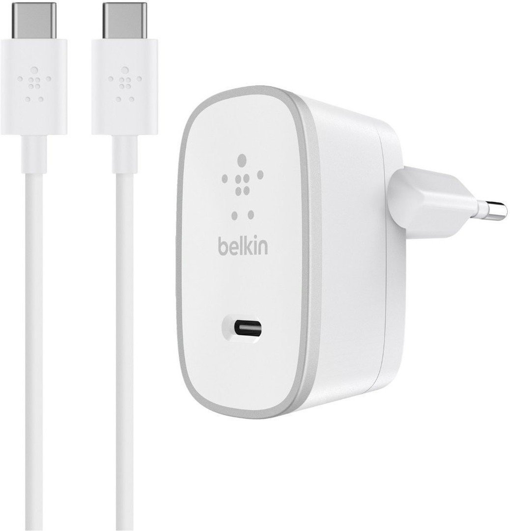 

Belkin USB-C Wall Charger to USB-C 1.5m 2.1A Black (F7U008vf05-WHT)