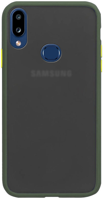 

Mobile Case Soft-touch with Color Buttons Green for Samsung A107 Galaxy A10s