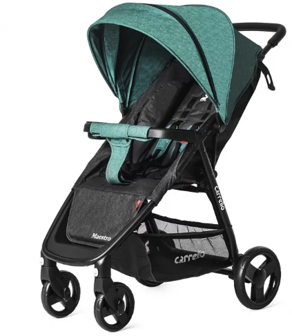 

Прогулочная коляска Carrello Maestro CRL-1414/1 Green Lake Лен + дождевик