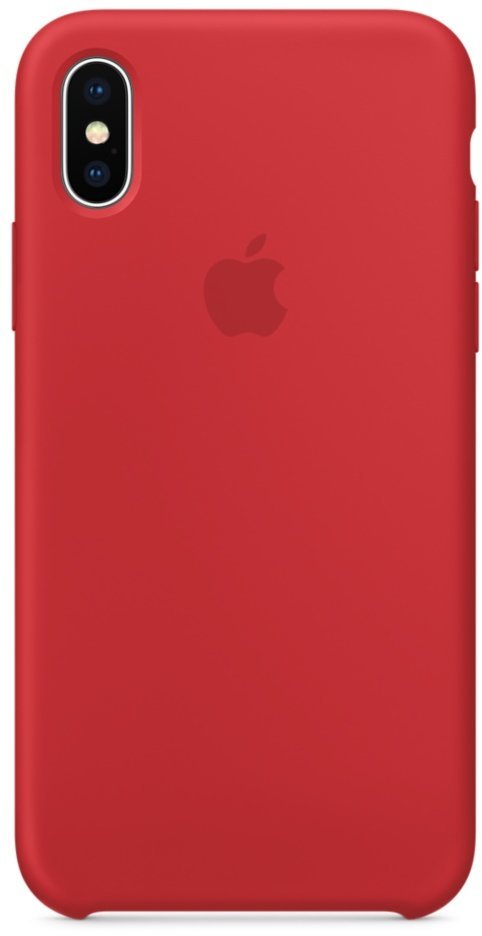 

Apple Silicone Case (PRODUCT) Red (MQT52) for iPhone X