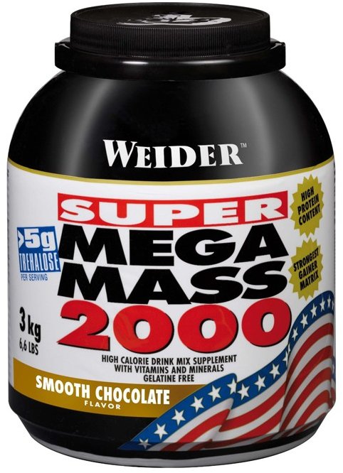 

Weider Mega Mass 2000 3000 g /21 servings/ Chocolate