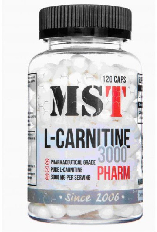 

Mst Nutrition L-Carnitine 3000 Pharm 90 caps