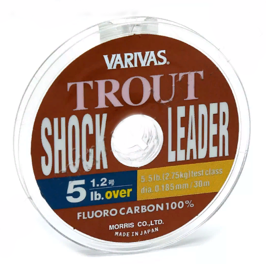 

Флюорокарбон Varivas Trout Shock Leader Ti-F 30m #1.2 5lb 0.185mm