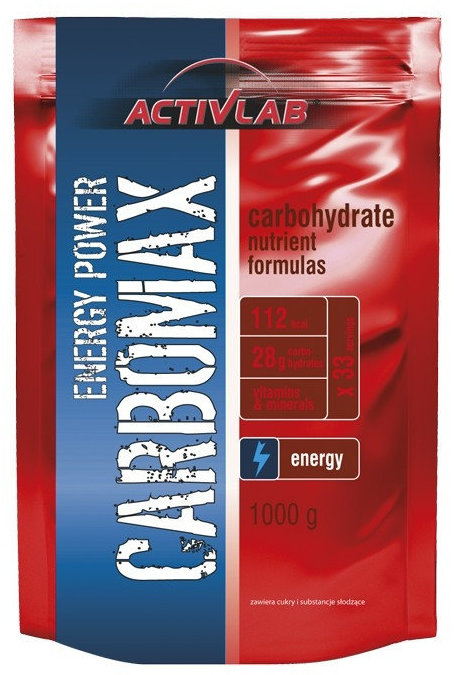 

Activlab CarboMax Energy Power Dynamic 1000 g /33 servings/ Kiwi