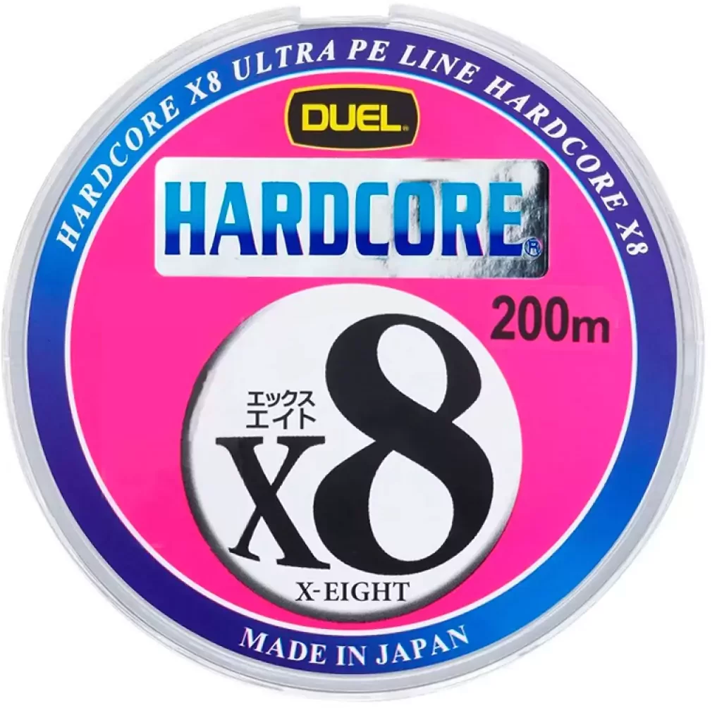 

Duel Hardcore X8 200m 0.153mm 7.0kg Multicolor #0.8