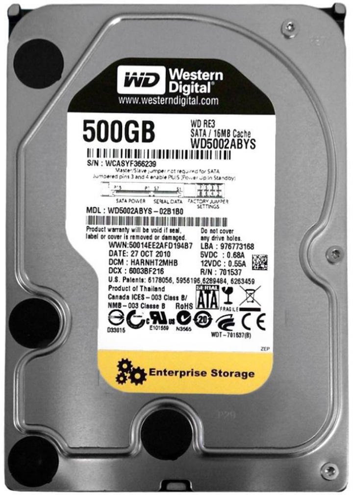 

Wd WD5002ABYS Rb