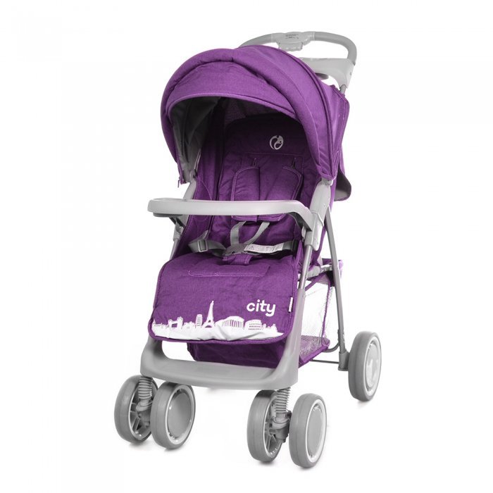 

Прогулочная коляска Babycare City BC-5201 Purple в льне