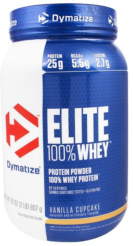 

Dymatize Elite 100% Whey Protein 907 g /28 servings/ Vanilla Cupcake