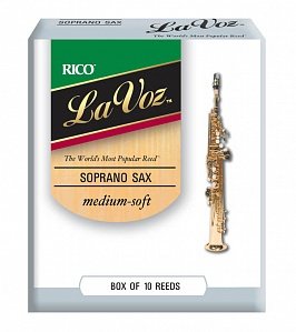 

Трости Rico RIC10MS La Voz - Soprano Sax Medium Soft - 10 Box